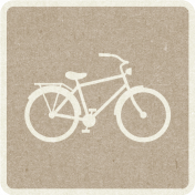 Picnic Day_Pictogram Chip_Brown Light_Bicycle