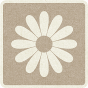 Picnic Day_Pictogram Chip_Brown Light_Flower