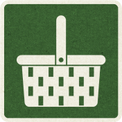 Picnic Day_Pictogram Chip_Green Dark_Picnic Basket