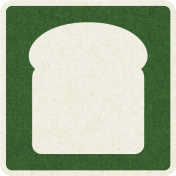 Picnic Day_Pictogram Chip_Green Dark_Sandwich