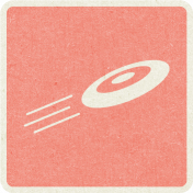 Picnic Day_Pictogram Chip_Pink_Frisbee