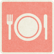 Picnic Day_Pictogram Chip_Pink_Plate