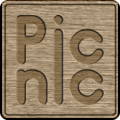 Picnic Day_Pictogram Chip_Wood_Picnic