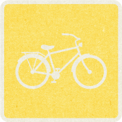 Picnic Day_Pictogram Chip_Yellow_Bicycle