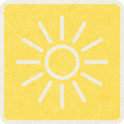 Picnic Day_Pictogram Chip_Yellow_Sun