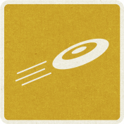 Picnic Day_Pictogram Chip_Yellow Dark_Frisbee