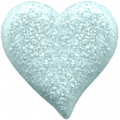 Sparkling Season- Heart Aqua