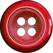 Winter Wonderland Christmas- Button Red