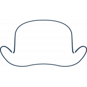 Doodle Navy Hat