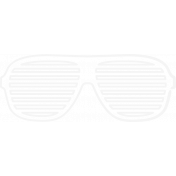 Doodle White Glasses 2