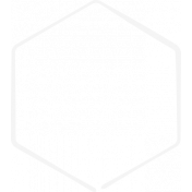 Doodle White Hexagon Medium 3