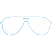 XY Doodle- Baby Blue Glasses 3