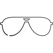 XY Doodle- Black Glasses 3