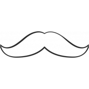 XY Doodle- Black Moustache 3