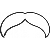 XY Doodle- Black Moustache 5