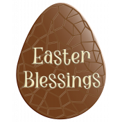 Easter Egg Chocolate Easter Blessings