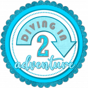 Swim Team Vibes Diving In 2 Adventure Badge