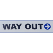 Way Out Sign