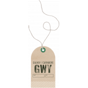 Ireland Luggage Tag 03 String