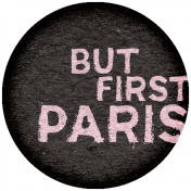 Paris, France Ephemera Kit Word Label 03