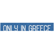 Greece Ephemera Kit Word Label 01