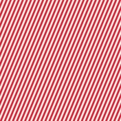 Elfie Xmas: Patterned Paper, Stripes (Red & White)