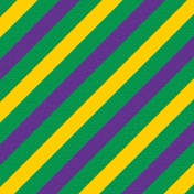 Mardi Gras 2018: Paper, Multicolored Diagonal Stripes