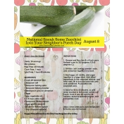 August 8: NATIONAL SNEAK SOME ZUCCHINI INTO YOUR NEIGHBOR’S PORCH DAY Printable