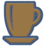 October 2020 Blog Train: Stonewashed Denim: Embroidered Coffee Mug 01