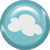 June 2021 Blog Train: Summertime Button 01a, Cloud