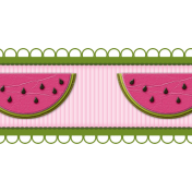 August 2021 Blog Train: Rainbow Unicorn Party Ribbon Watermelon 01