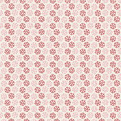 February 2017 Winter Fun Blog Train Patterned Paper 01, Pink Snowflakes