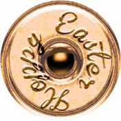The Good Life: April 2022- Easter Metallic Button 01c Hoppy Easter