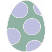 The Good Life: April 2022- Easter Egg Sticker 01a