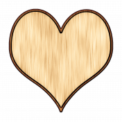 Burnt Wood Heart