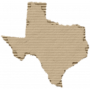 Cardboard Texas Kraft