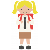 School Kid 02 Girl