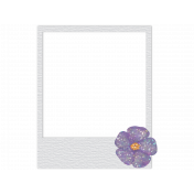 Flower Polaroid Frame