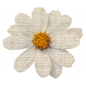 Textured white flower 