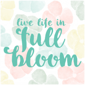 Full Bloom Printable Element 9