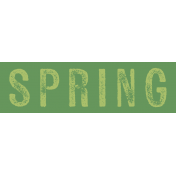 Picnic Day Print Label Spring