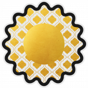 Ramadan Flower Gold