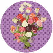 Seriously Floral Print Circle 5