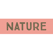 Back To Nature Label Nature