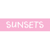 Label Sunsets