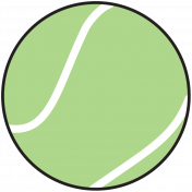 Sports Print Tennis Ball