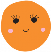 Cute Orange Illustration