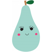 Cute Pear Illustration