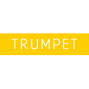 Art School Label Trumpet