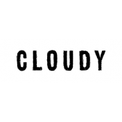 Softly Falling Label Cloudy